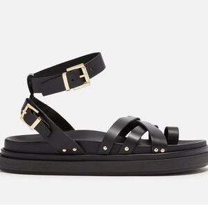 Black Strappy Sandals